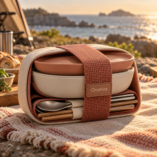 Oruniva™ Alpine Canvas Dining Roll Set