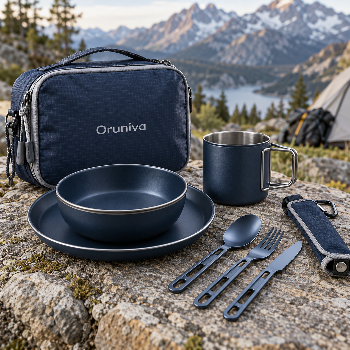 Oruniva™ Heritage Roll-Up Cutlery Organizer