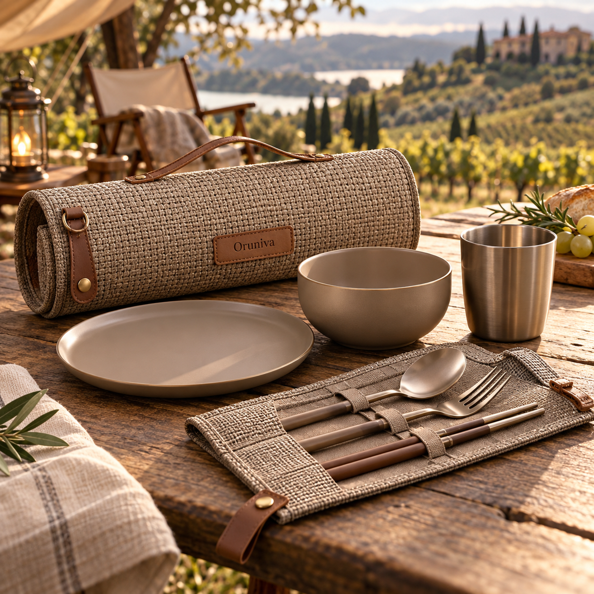 Oruniva™ Evening Camp Dining Collection lifestyle scene