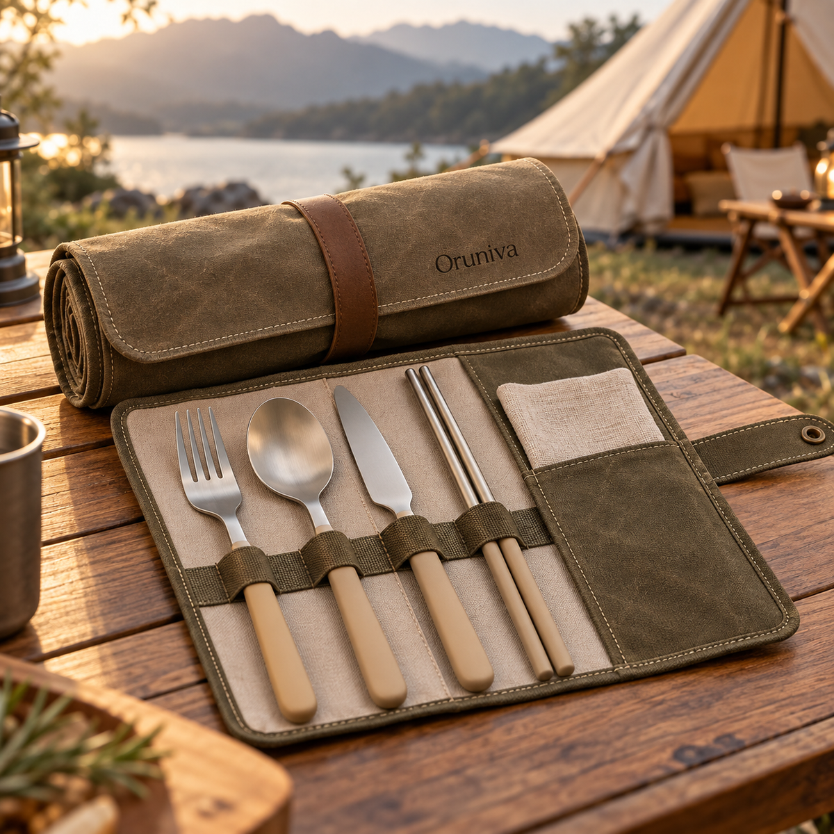Oruniva™ Canyon Explorer Tableware Case