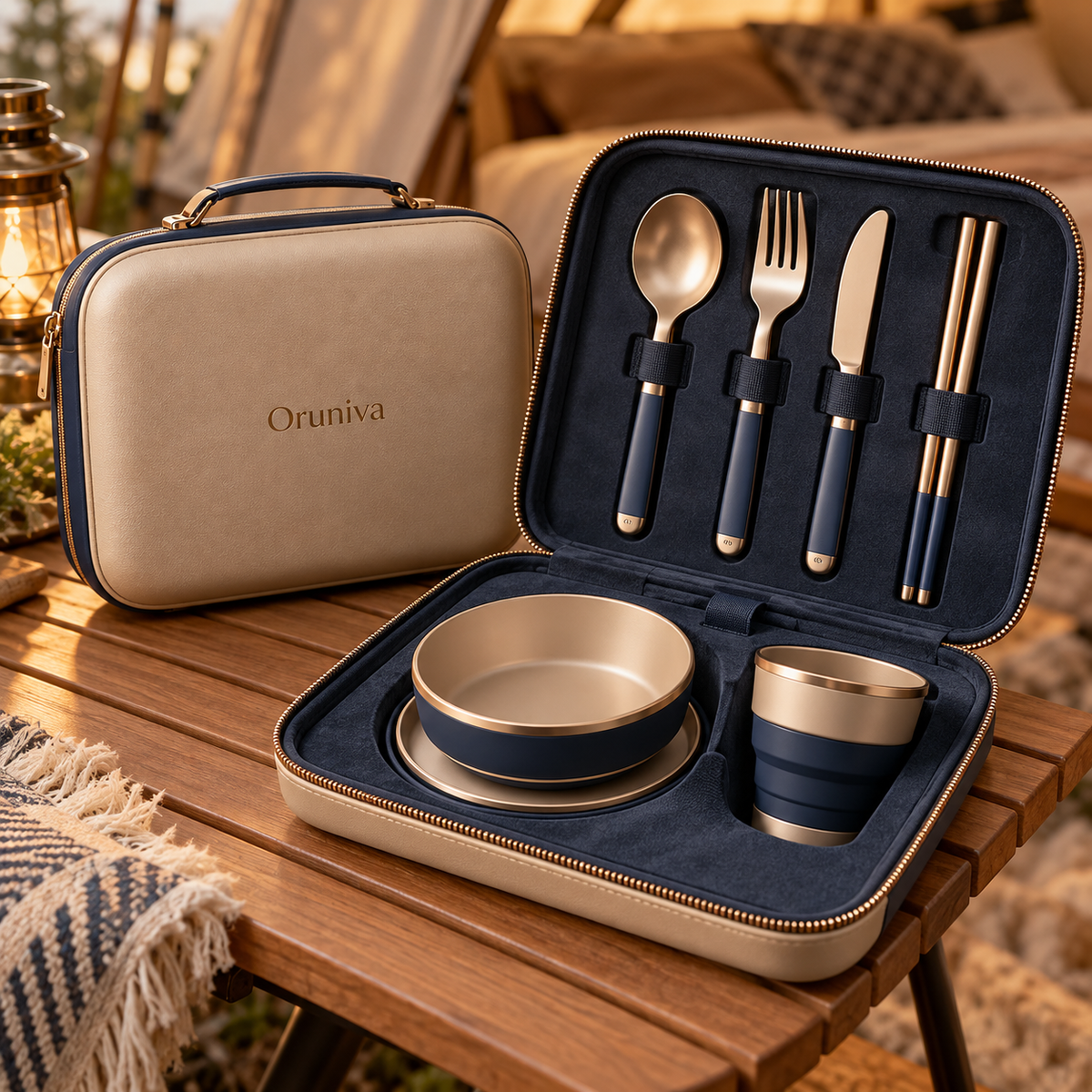 Oruniva™ Mountain Trail Compact Tableware Pack