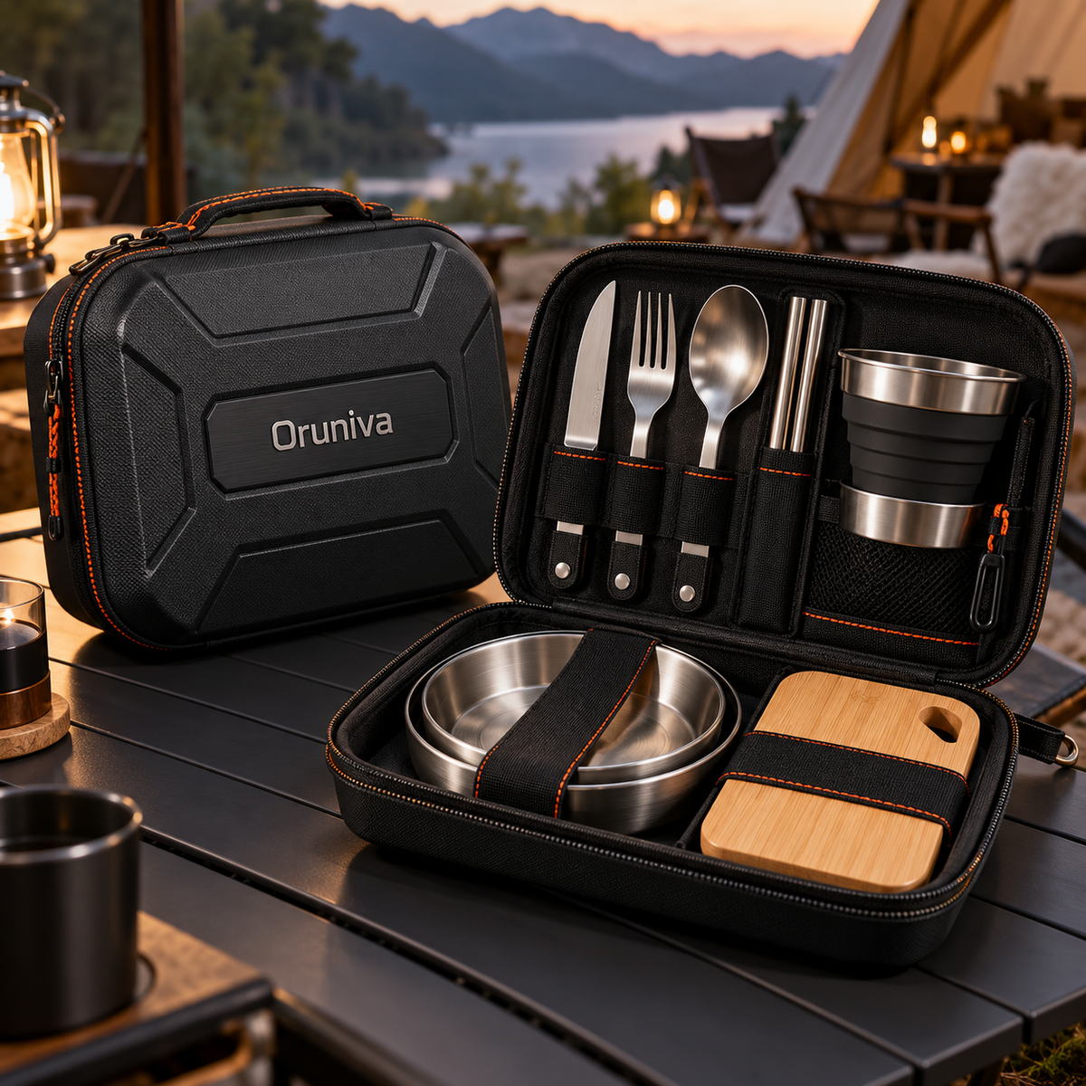 Oruniva™ Adventure Foldable Dining Collection