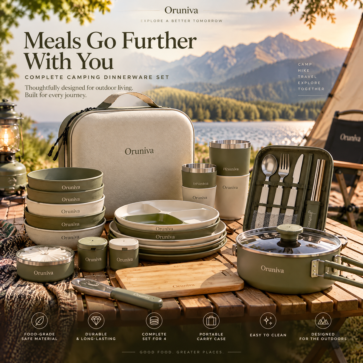 Oruniva™ Woodland Expedition Dining Roll