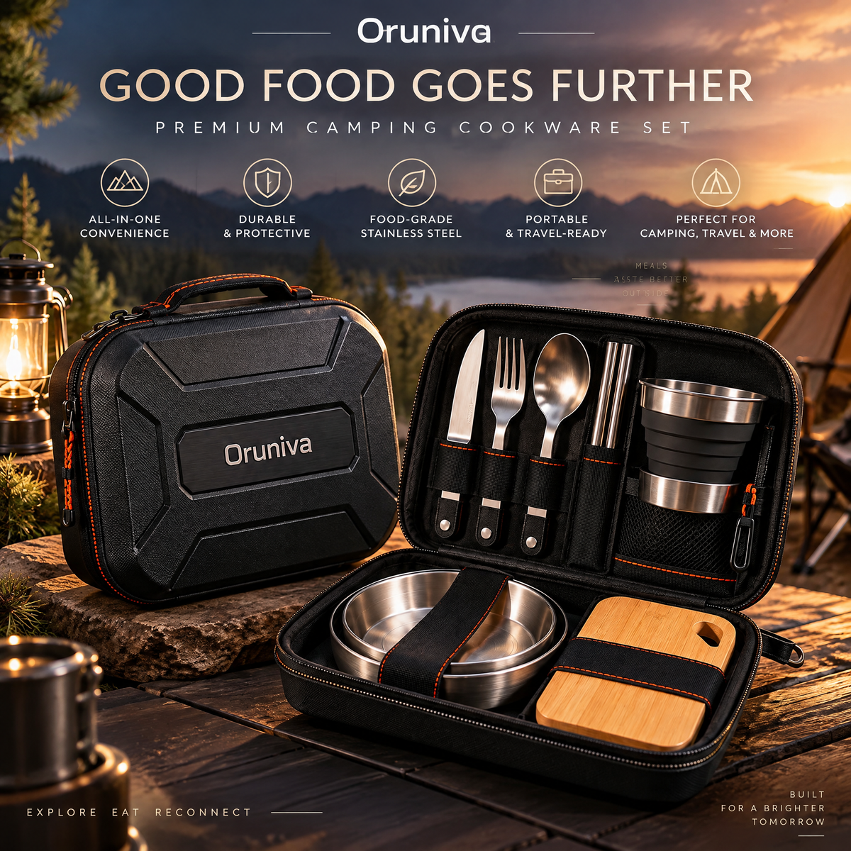 Oruniva™ Adventure Foldable Dining Collection