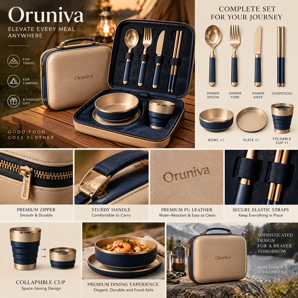 Oruniva™ Mountain Trail Compact Tableware Pack