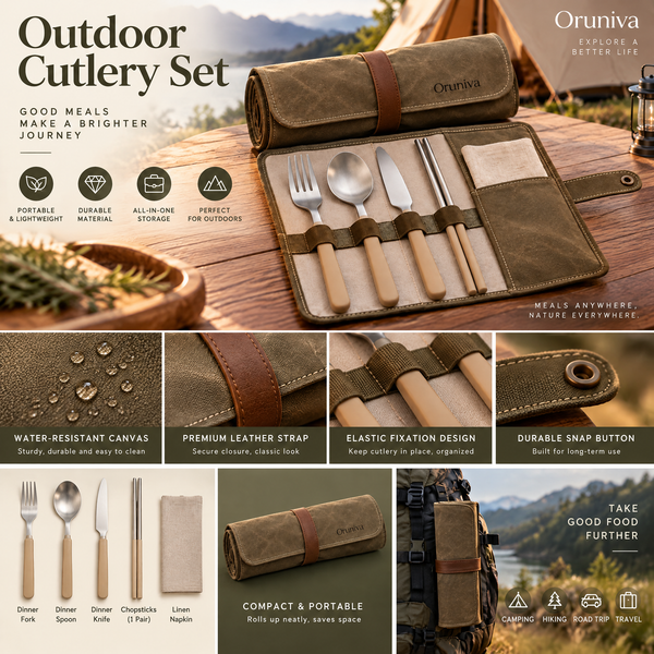 Oruniva™ Canyon Explorer Tableware Case
