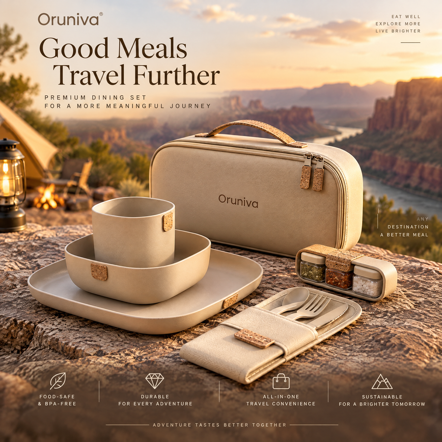 Oruniva™ Glacier Minimal Outdoor Dining Kit